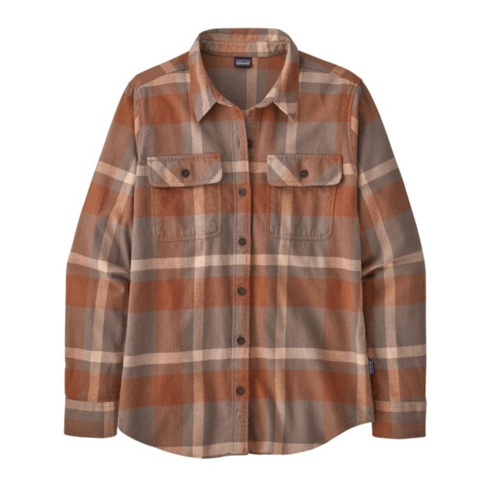 Patagonia Organic Cotton Plaid Button Down Shirt Womens Medium